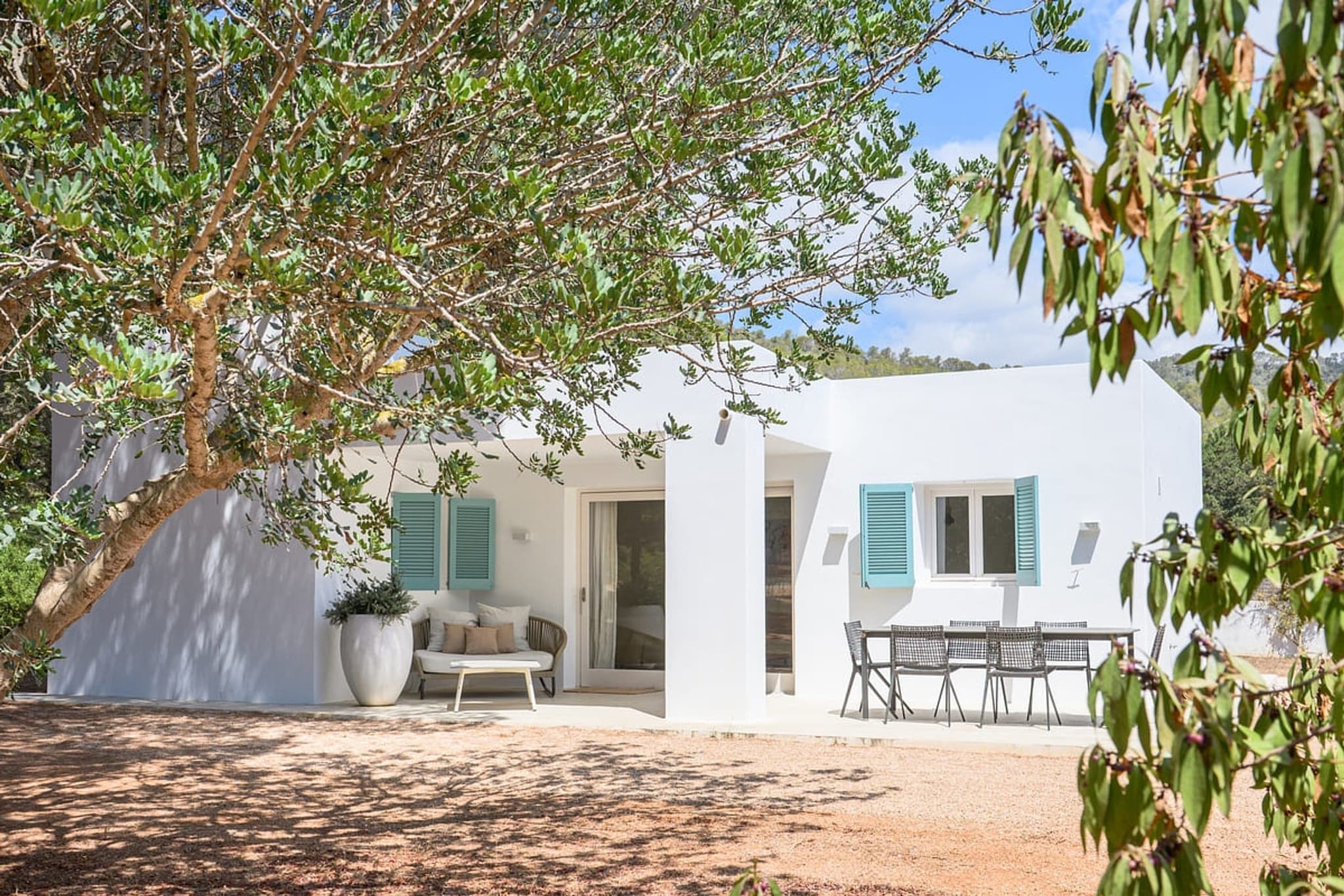 The casita, an olive on its terrace