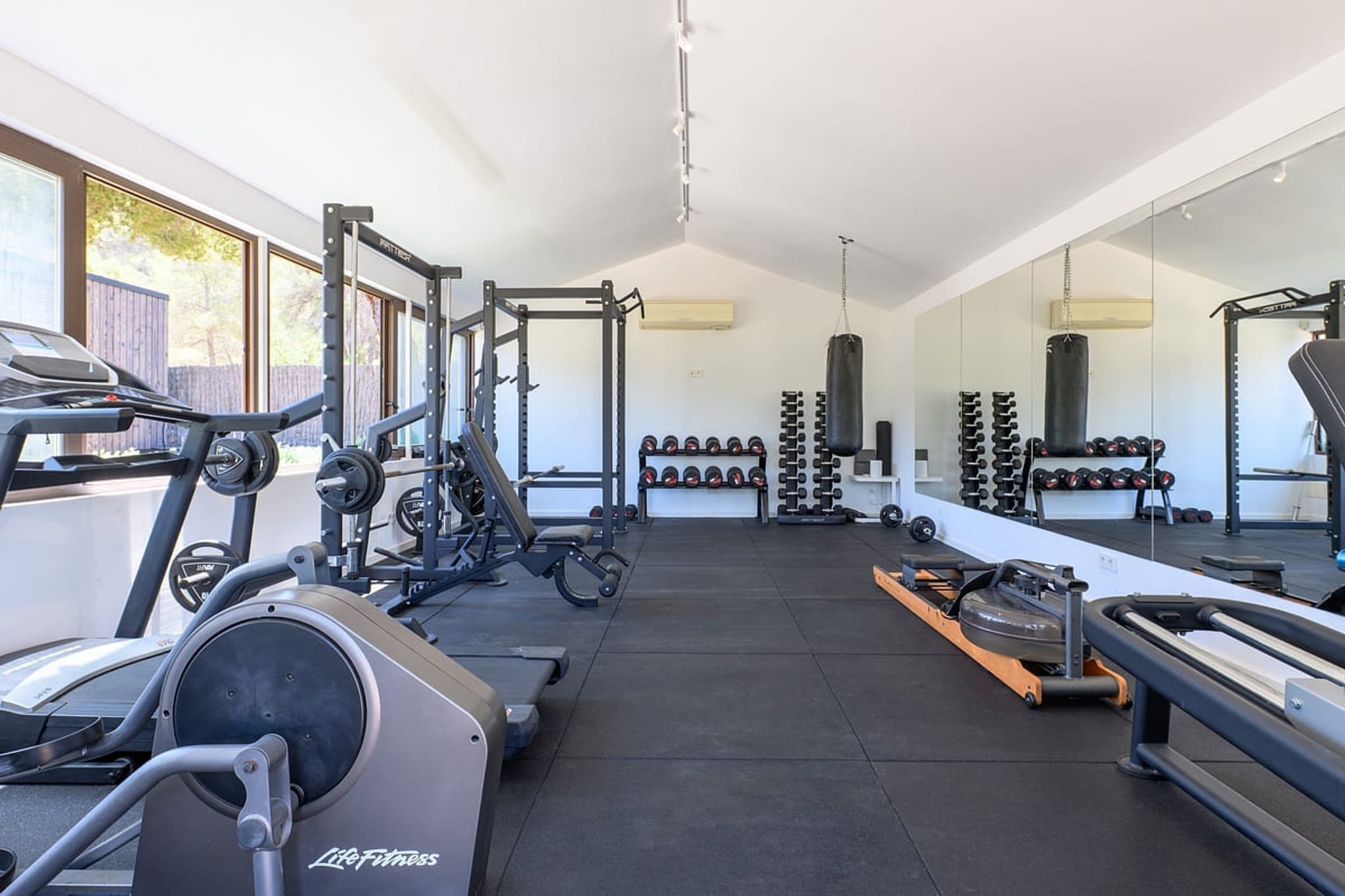 The gym and its weights